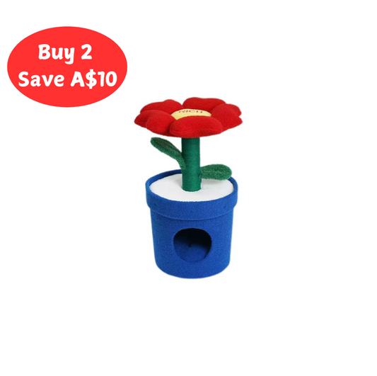 Flower Pot Cat Tree – Cute Potted Plant Design