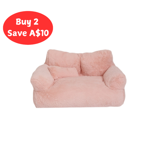 Multi-Season Pet Sofa, Large Bed for Small Dogs & Cats All-Year Use
