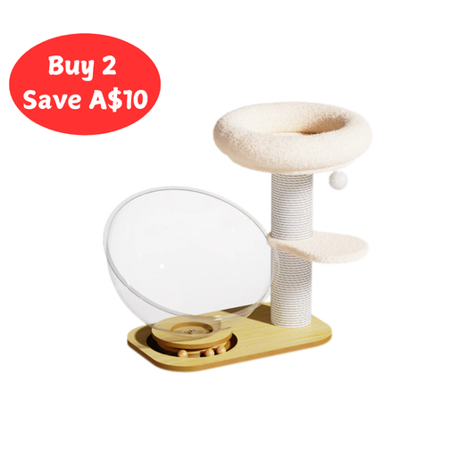 Cat Climbing Frame, Cat Bed, Cat Tree All-in-One, Durable Non-Shedding Vertical Cat Scratching Post