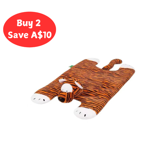 Adorable Tiger-Shaped Plush Pet Mat – Cozy, Cute & Perfect for Everyday Lounging